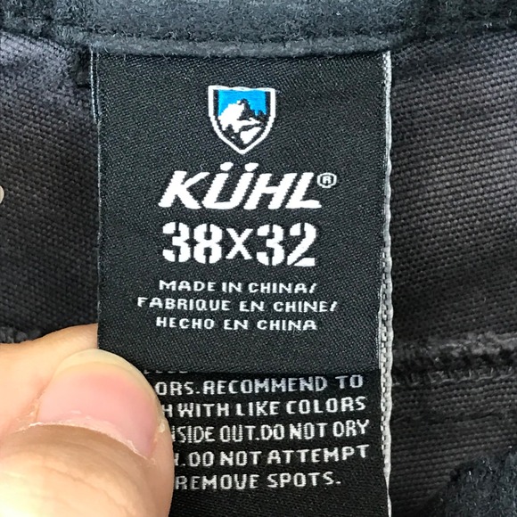 Kuhl Kanvus Jean Mens 38x32 Gray Relaxed Fit Outdoor Work Casual Pants - Picture 3 of 9